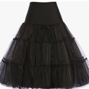 Xl grace Karin black crinoline / petticoat